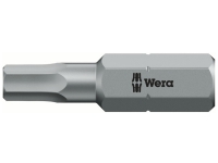 Wera 840/1 Z Bits, 1 stk, Hexadecimal (metrisk), 2.5 mm, 2,5 cm, 25,4 / 4 mm (1 / 4), Sekskantet