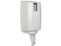 Dispenser til håndklæderulle - White Classic, Mini, 16,5x18,5x33cm, hvid, plast, centertræk