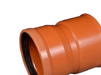 Overg.stk. 200mm for glat sp. - Wavin Ultra PVC