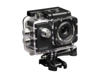 Denver Action kamera med genopladeligt batteri og 2 TFT skærm på bagsiden, HD, CMOS, 5 MP, 30 fps, 150 mAh, 440 g