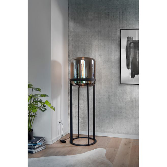 Villeroy & Boch Gulvlampe Melbourne - Sort/rökfärgat glas VB-96795