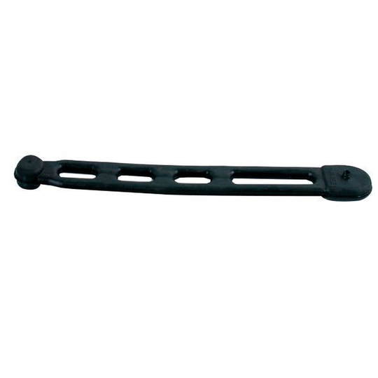 Gummistrop 200mm, Sort