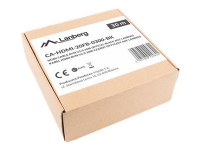 Lanberg - Premium High Speed - HDMI-kabel med Ethernet - HDMI han til HDMI han - 30 m - sort - Active Optical Cable (AOC), 4K60 Hz (3840 x 2160) supp
