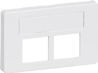 LAURITZ KNUDSEN Afdækning for Actassi® dataudtag For OPUS66 lige, farve: hvid