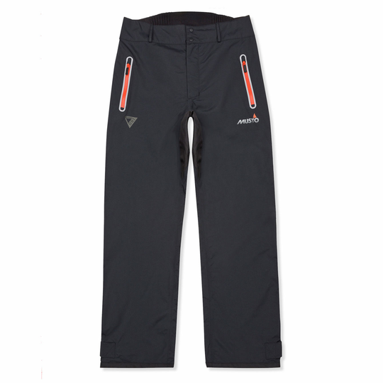 Musto br1 hi-back regnbukser, black m