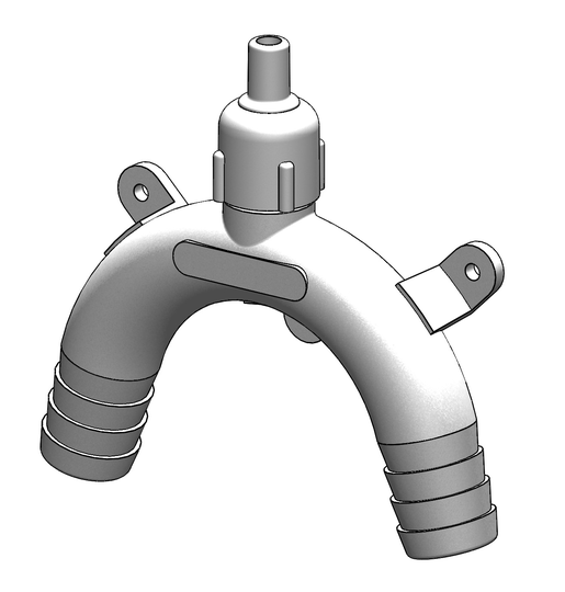 Tru-design Vakumventil 19 mm Hvid Komposit