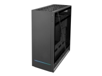 SilverStone ALTA F1 - Tower - ATX - sidepanel med vindue (hærdet glas) - ingen strømforsyning (ATX / PS/2) - sort, hærdet glas - USB/Lyd
