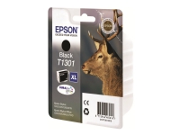 Epson T1301 - 25.4 ml - Størrelse XL - sort - original - blister med RF/akustisk alarm - blækpatron - for Stylus Office BX535, BX630, BX635, BX935 W