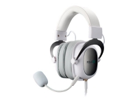 Fourze GH500 Gaming - Headset - fuld størrelse - kabling - USB, 3,5 mm jackstik - støjisolerende - hvid