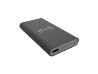 RealPower PB-8000, 8000 mAh, Trådløs opladning, 5 V, Sort