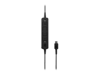 EPOS I SENNHEISER ADAPT 165 USB II - Headset - på øret - kabling - USB, 3,5 mm jackstik - sort - Optimeret til UC