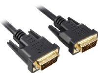 PremiumCord DVI-D (M)/DVI-D (M), 3m, 3 m, DVI-D, DVI-D, Sort, 2560 x 1600 pixel, Polyvinylchlorid (PVC)