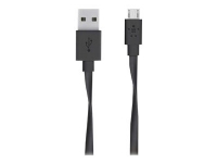 Belkin MIXIT - USB-kabel - Micro-USB Type B (han) til USB (han) - USB 2.0 - 1.83 m - flad - sort