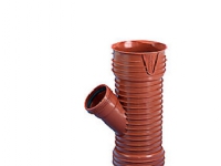 Grenrør 45 gr. 200x110mm - Wavin RIB
