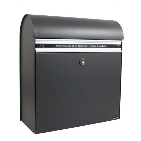 Allux KS200 Antracit Postkasse F48326