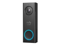 Eufy Video Doorbell 2K - Dørringeklokke - trådløs - Wi-Fi - 2.4 Ghz - sort