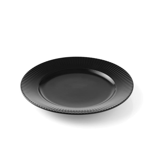 Aida Groovy frok tallerken sort stentøj 21 cm 1 stk -88341