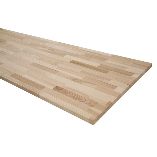 Bordplade Massivtræ Ask, ubehandlet - 302x61cm - 813001