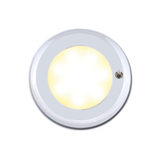 Nova ii led lampe med afbryder, krom