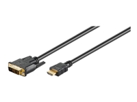 goobay - Adapterkabel - enkeltlink - HDMI han til DVI-D han - 1 m