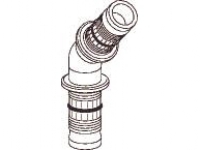 GEBERIT Mepla vinkel 45 gr. Ø 32 PVDF