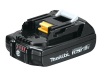 Makita BL1820B - Batteri - Li-Ion - 2 Ah - 36 Wh - for Makita DTD152RTJ, DTD157Z, DTW300RTJ, DTW300Z, DTW300ZJ, DUR368AZ
