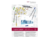 Tombow Layout blok A4 75g hvid med 75 ark
