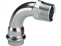 VIEGA Prestabo bøjning 3/4x22 mm 90 grader af ulegeret stål Muffe / nippel, SC-contur