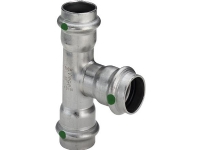 VIEGA Inox tee 35x22x35 mm INOX, rustfri stål, SC-Contur