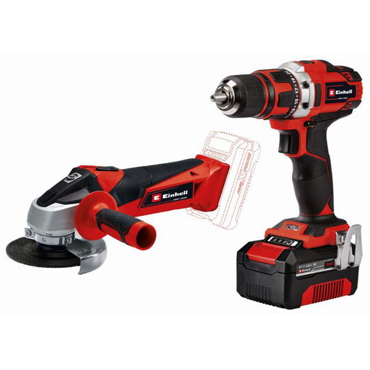 Einhell TE-TK 18/2 Li Kit akku værktøjssæt 1x18V/4,0AH og lader