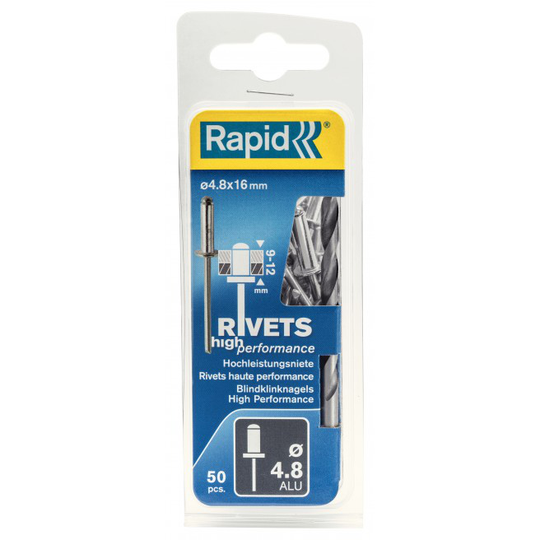 Rapid Blindnitte - Ø4,8 x 16 mm - 50 stk