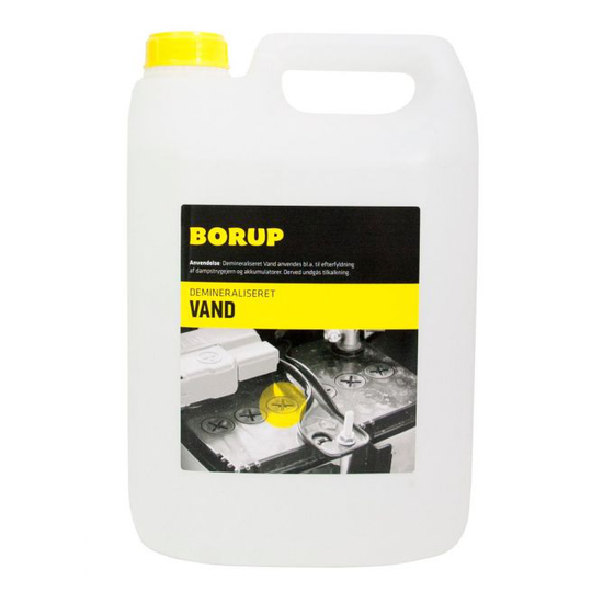 Borup Demineraliseret Vand 5lt