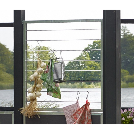 Plus Cubic rammehegn m/stål espalie 90x90cm 17511-1