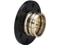 VIEGA Sanpress XL-flangeovergang DN65-76,1 mm af rødgods, SC-Contur, pressmuffe tilslutning/flange PN 10/16