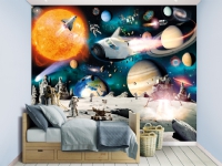 Solsystem tapet 243 x 305 cm