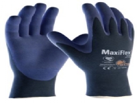 ATG Handske MaxiFlex® Elite S.9 fingerdyppet strikhandske i nylon/lycra med nitril belægning i håndfladen og fingerspidserne