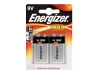 Energizer Max - Batteri 2 x 6LR61 - Alkalisk