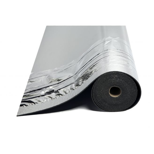 NO NOISE® Extreme gulvunderlag med dampspærre og alu-overlap - 1130100