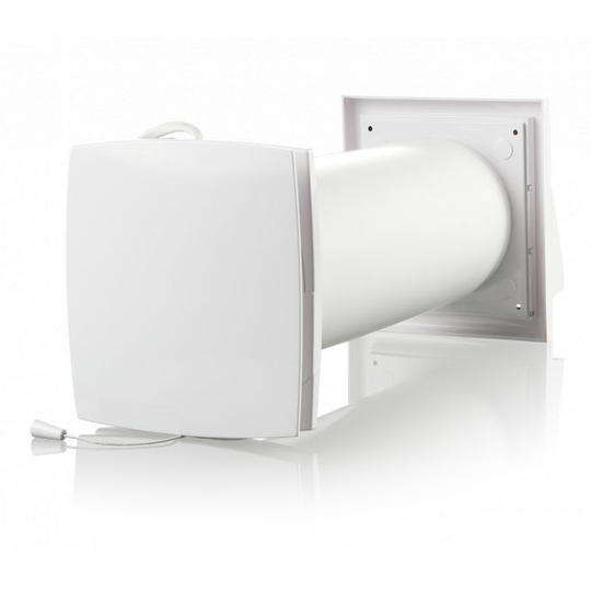 Duka One Mini, 1-rums Varmegenvinding, Ø100mm Hvid