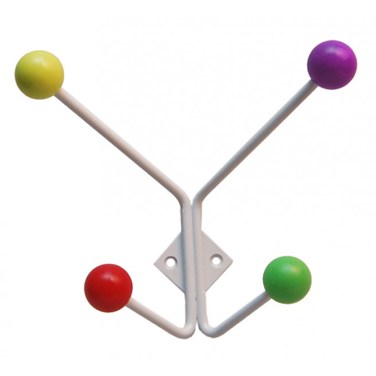 Home-it Hattekrog dobbelt U-design - hvid