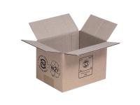 Standardkasse, 1-lag, 160x120x110 mm - (25 stk.)