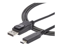 StarTech.com 6ft/1.8m USB C to DisplayPort 1.4 Cable, 4K/5K/8K USB Type-C to DP 1.4 Alt Mode Video Adapter Converter, HBR3/HDR/DSC, 8K 60Hz DP 1.4 Mo