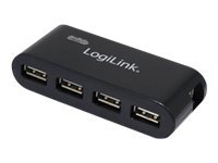 LogiLink USB 2.0 Hub 4-Port - Hub - 4 x USB 2.0 - desktop
