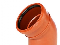 PP-bøjning 30 gr. 110mm - Uponor