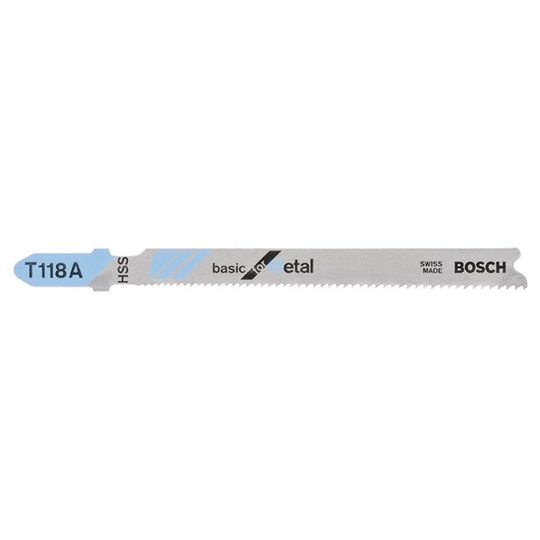 Bosch Stiksavklinge T 118 A Metal 25 Stk - 2608638470