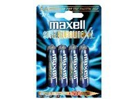 Maxell Super Alkaline XL LR06 XL - Batteri 4 x AA type - Alkalisk