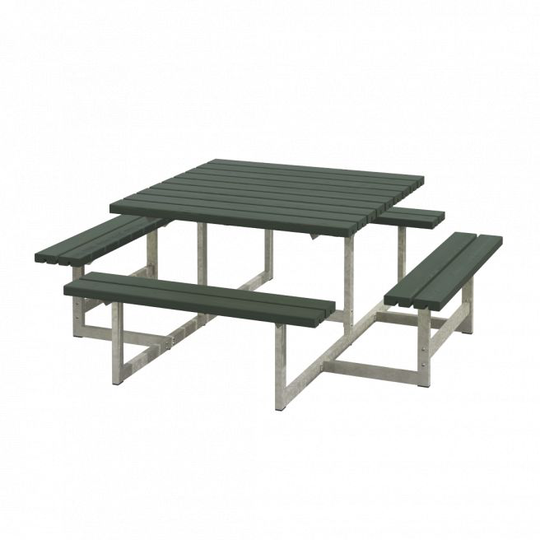 Plus Picnic Bord/Bænkesæt - 200 cm - Grøn - 188810-11