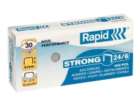 Hæfteklammer Rapid Strong 24/6 galvaniseret (1000 stk.)