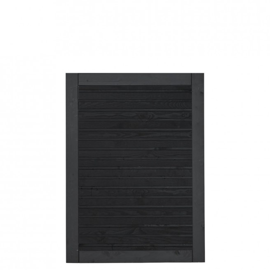 Plus Plank havelåge 100x125cm grundmalet sort 17765-15
