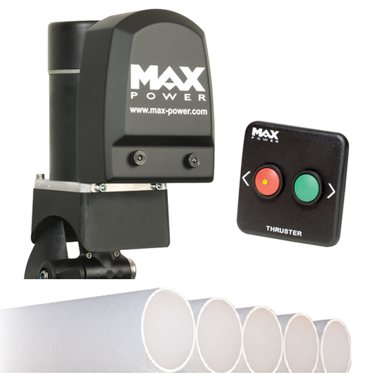 Max Power Bovpropelsæt CT25 mono med trykknap panel 12V
